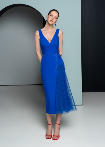 The model of the evening dress 0912 